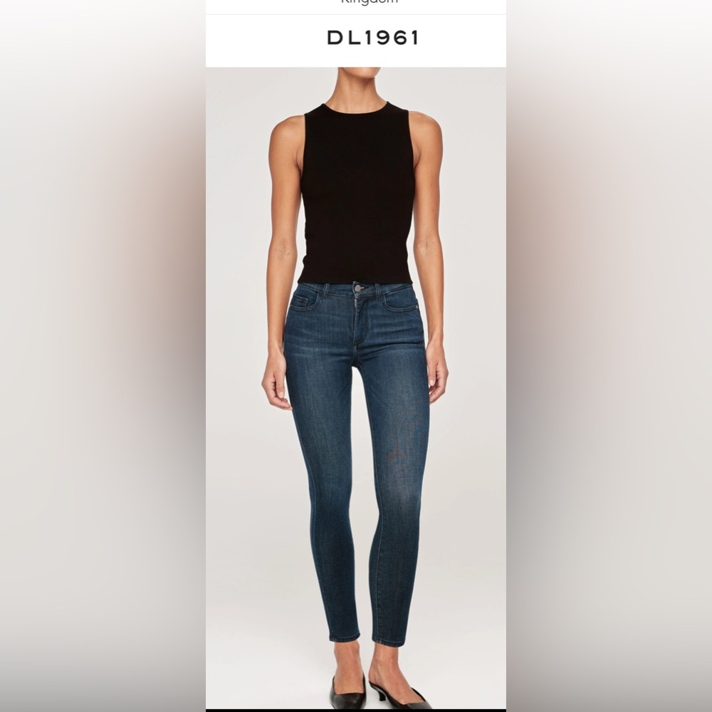 D L1961 Farrow Skinny High Rise Instasculpt Ankle Jeans